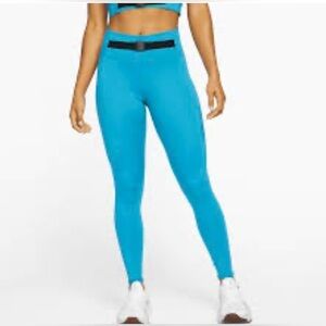 NIKE One Luxe Dri Fit Buckle Leggings Size L